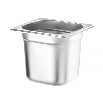 Hendi Gastronorm Container 1/6 GN - Budget Line - Stainless Steel - RVSVoordeel