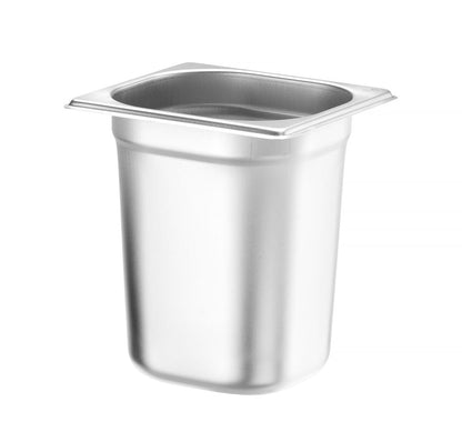Hendi Gastronorm Container 1/6 GN - Budget Line - Stainless Steel - RVSVoordeel