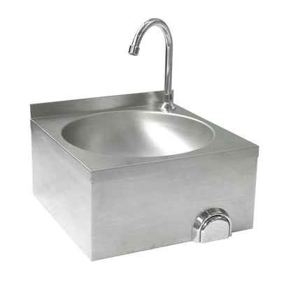 Hendi Stainless Steel Sink with Tap - Knee Operated - RVSVoordeel