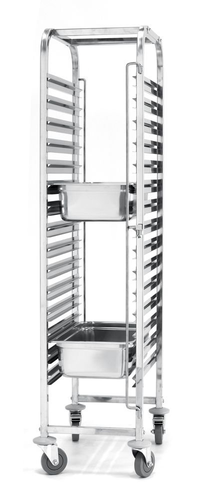 Hendi Tray Trolley - Gastronorm - Fits 15 x 1/1 GN Trays - excl GN Trays - RVSVoordeel