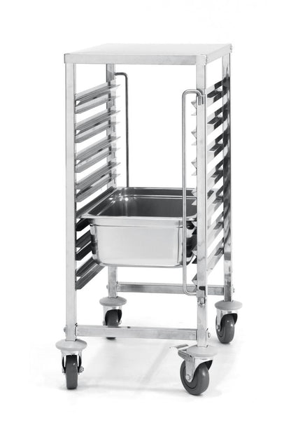Hendi Tray Trolley - Gastronorm - Fits 7 x 1/1 GN Trays - excl GN Trays - RVSVoordeel