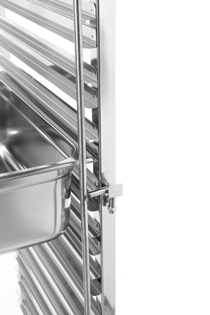 Hendi Tray Trolley - Gastronorm - Fits 7 x 1/1 GN Trays - excl GN Trays - RVSVoordeel