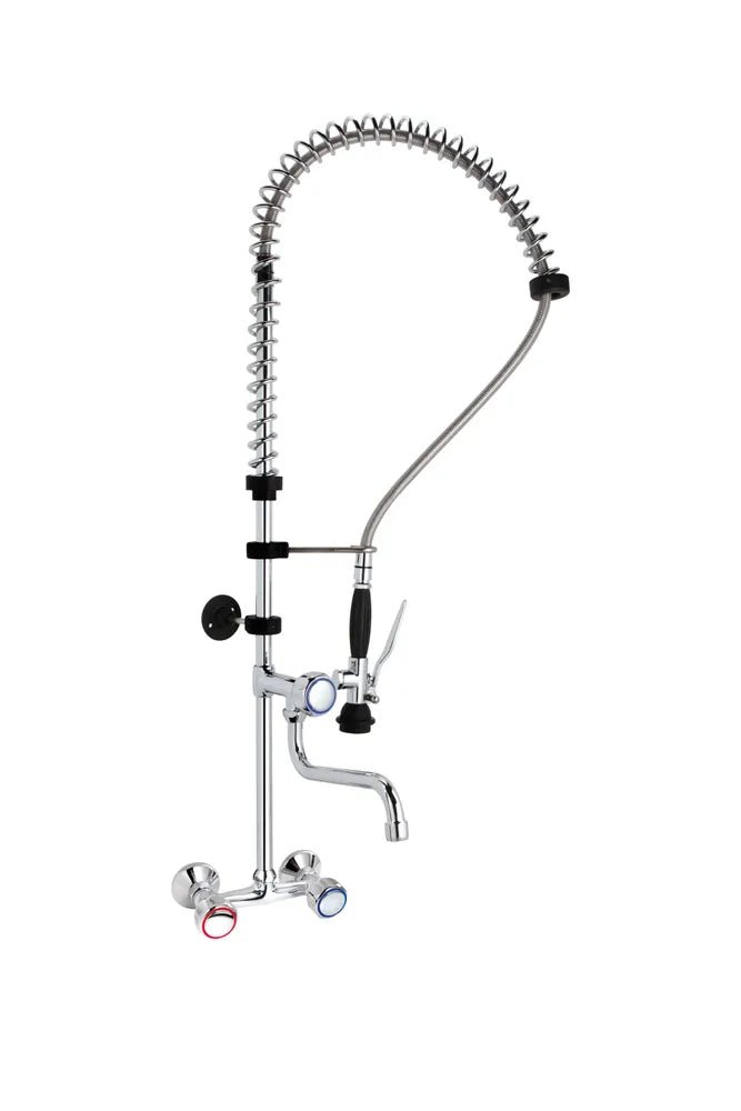 Hendi Wall - mounted Tap with Pull out Rinser - RVSVoordeel