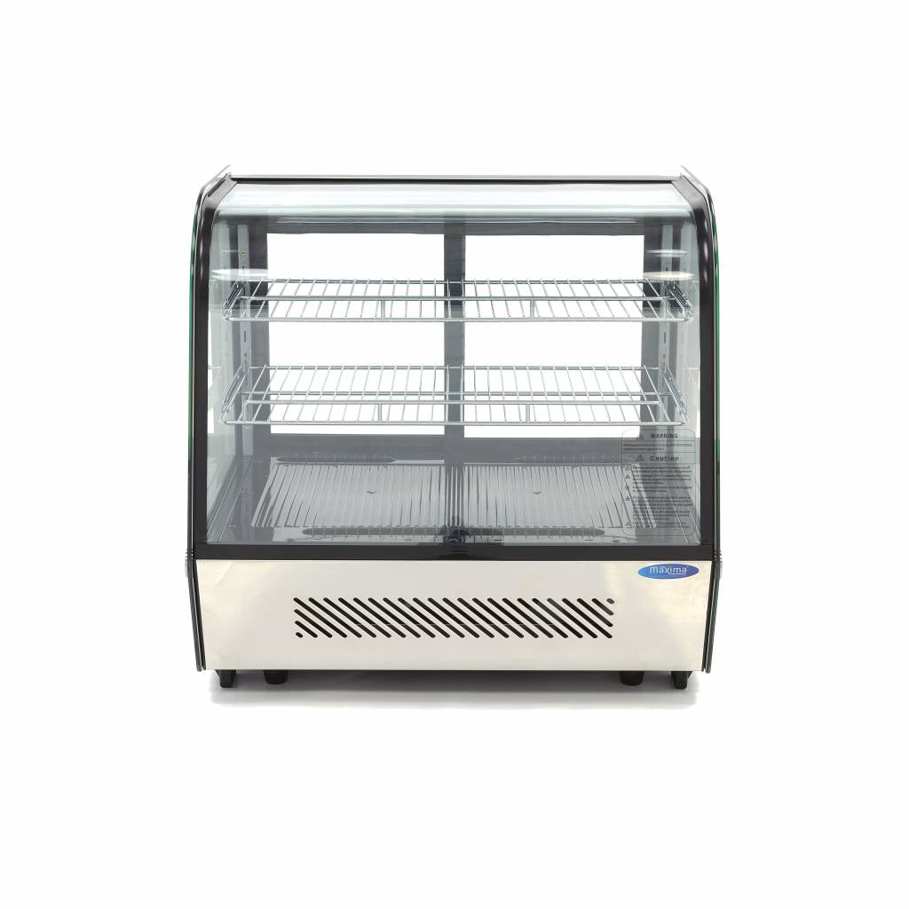 Maxima Display Fridge - 120L - 70cm - Rear Sliding Doors