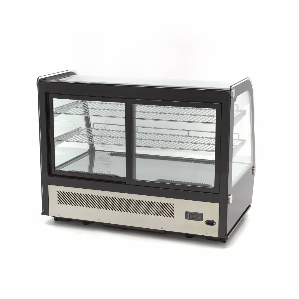 Maxima Display Fridge - 160L - 88cm - Rear Sliding Doors