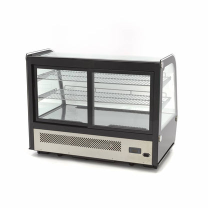 Maxima Display Fridge - 160L - 88cm - Rear Sliding Doors