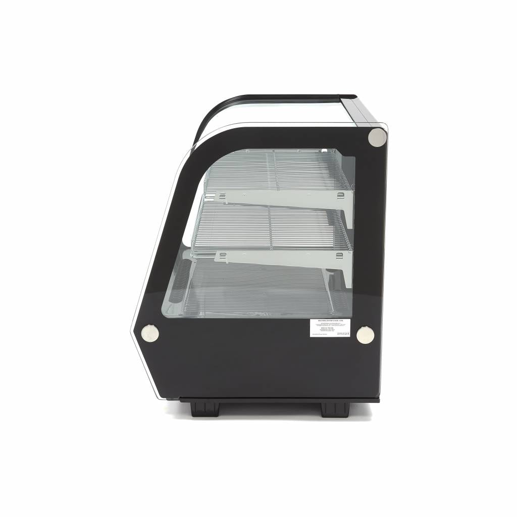 Maxima Display Fridge - 120L - 70cm - Rear Sliding Doors