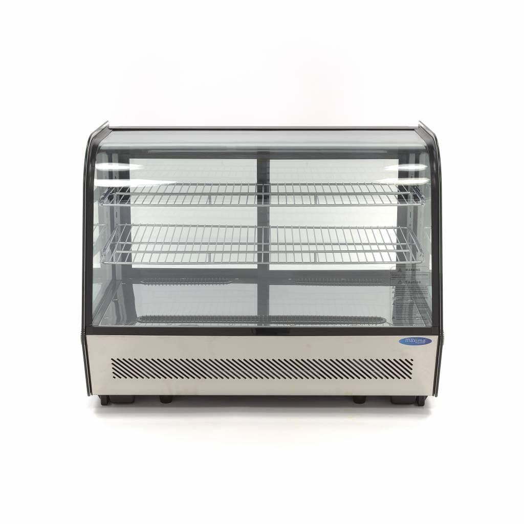 Maxima Display Fridge - 160L - 88cm - Rear Sliding Doors