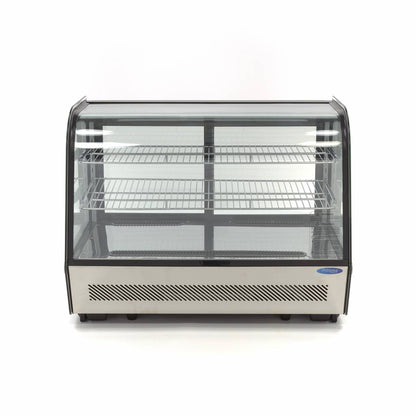 Maxima Display Fridge - 160L - 88cm - Rear Sliding Doors