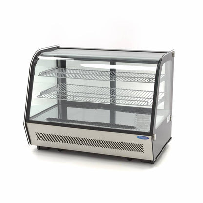 Maxima Display Fridge - 160L - 88cm - Rear Sliding Doors