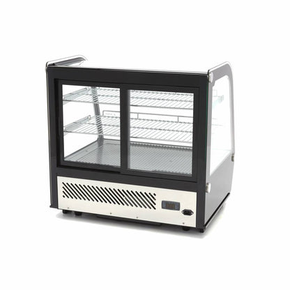 Maxima Display Fridge - 120L - 70cm - Rear Sliding Doors