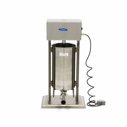 Maxima Automatic Sausage Filler 15L - Standing Model - incl 4 Filling Tubes - RVSVoordeel