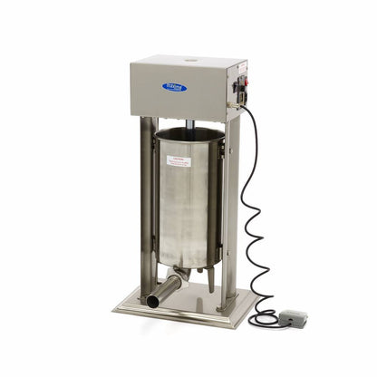 Maxima Automatic Sausage Filler 15L - Standing Model - incl 4 Filling Tubes - RVSVoordeel