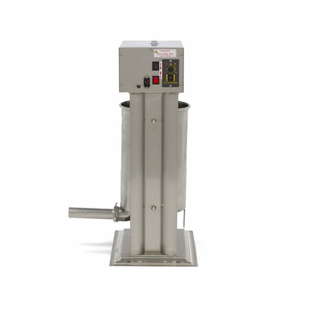 Maxima Automatic Sausage Filler 20L - Standing Model - incl 4 Filling Tubes - RVSVoordeel