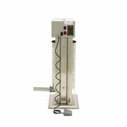 Maxima Automatic Sausage Filler 25L - Standing Model - incl 4 Filling Tubes - RVSVoordeel