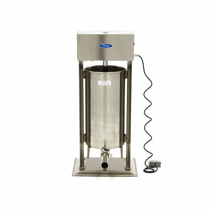 Maxima Automatic Sausage Filler 25L - Standing Model - incl 4 Filling Tubes - RVSVoordeel