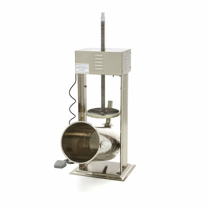 Maxima Automatic Sausage Filler 25L - Standing Model - incl 4 Filling Tubes - RVSVoordeel