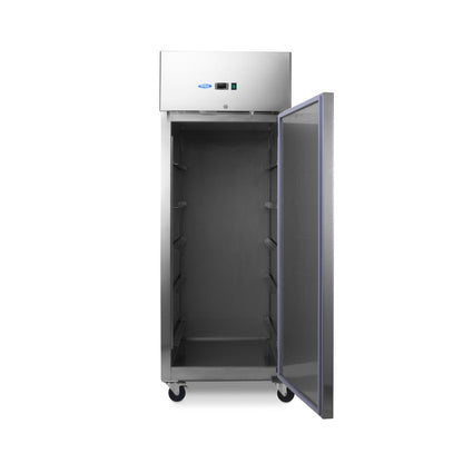 Maxima Bakery Freezer 800L on Wheels - Adjustable Shelves - Fits 60 x 40cm - RVSVoordeel