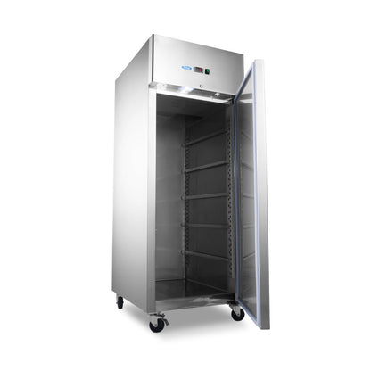 Maxima Bakery Fridge 800L on Wheels - Adjustable Shelves - Fits 60 x 40cm - RVSVoordeel