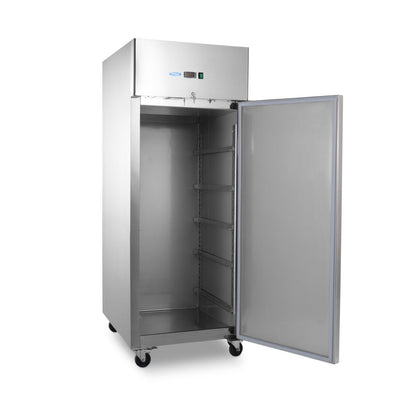 Maxima Bakery Fridge 800L on Wheels - Adjustable Shelves - Fits 60 x 40cm - RVSVoordeel