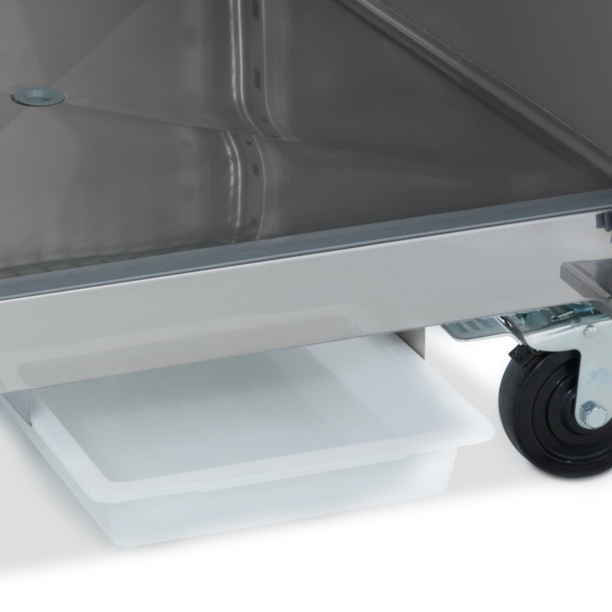 Maxima Bakery Fridge 800L on Wheels - Adjustable Shelves - Fits 60 x 40cm - RVSVoordeel