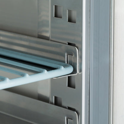 Maxima Bakery Fridge 800L on Wheels - Adjustable Shelves - Fits 60 x 40cm - RVSVoordeel