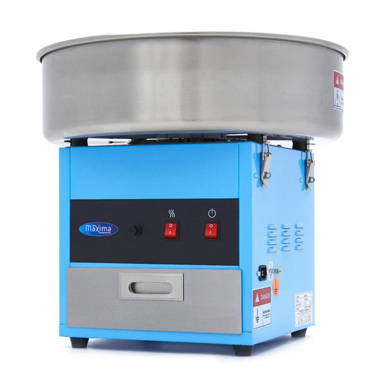 Maxima Candy Floss Machine – Ø 52cm - Blue - RVSVoordeel