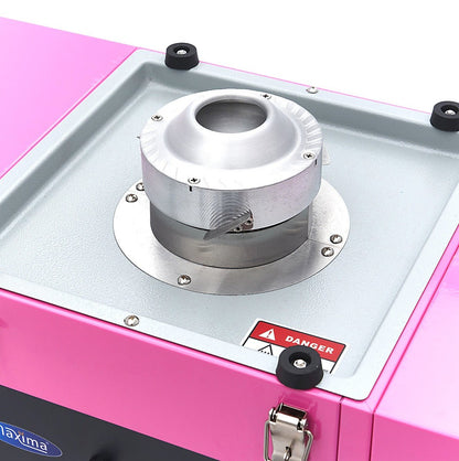 Maxima Candy Floss Machine – Ø 52cm – Pink – with Cart - RVSVoordeel