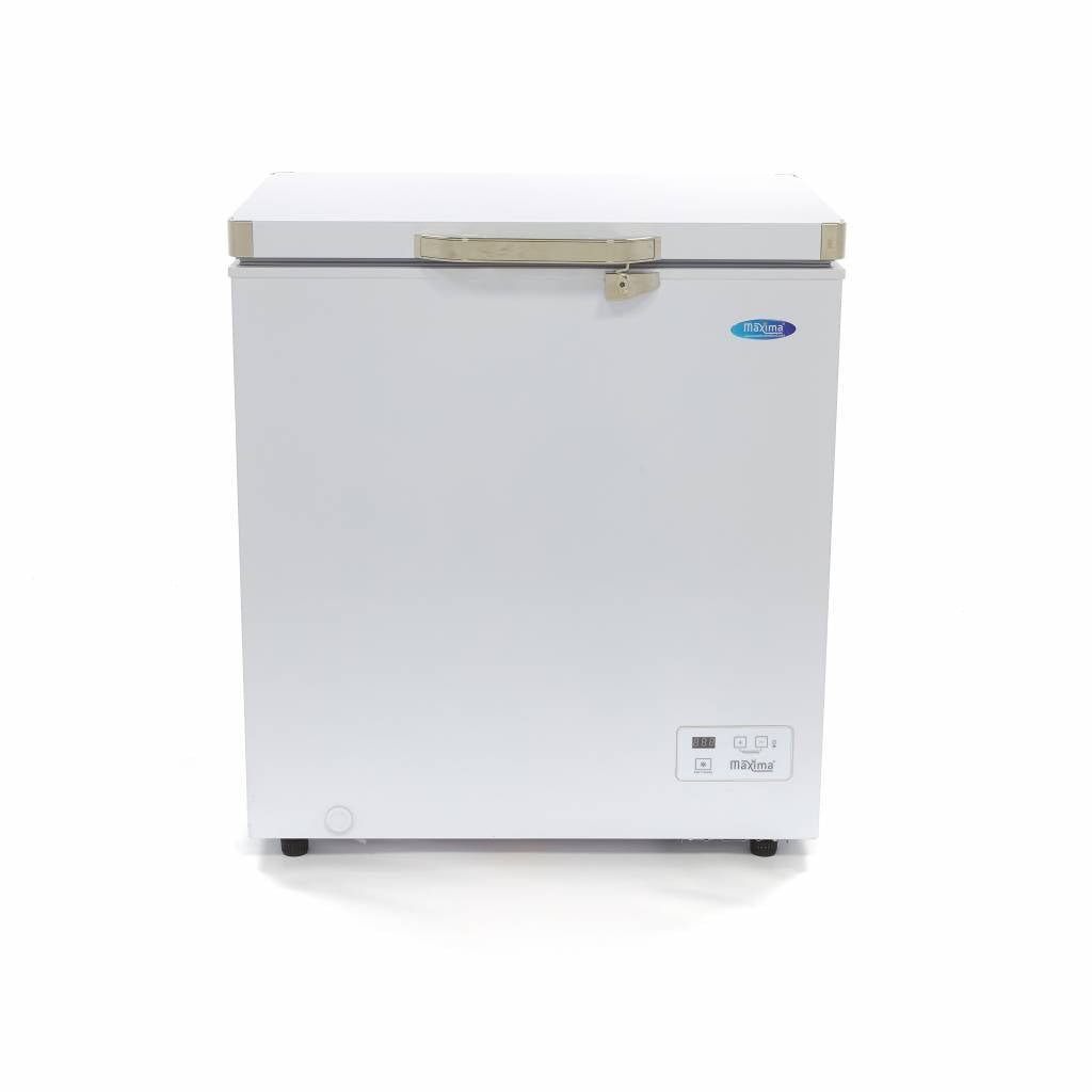 Maxima Chest Freezer 140L - 2 Wheels - Compact - RVSVoordeel