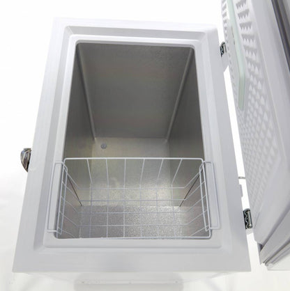 Maxima Chest Freezer 140L - 2 Wheels - Compact - RVSVoordeel