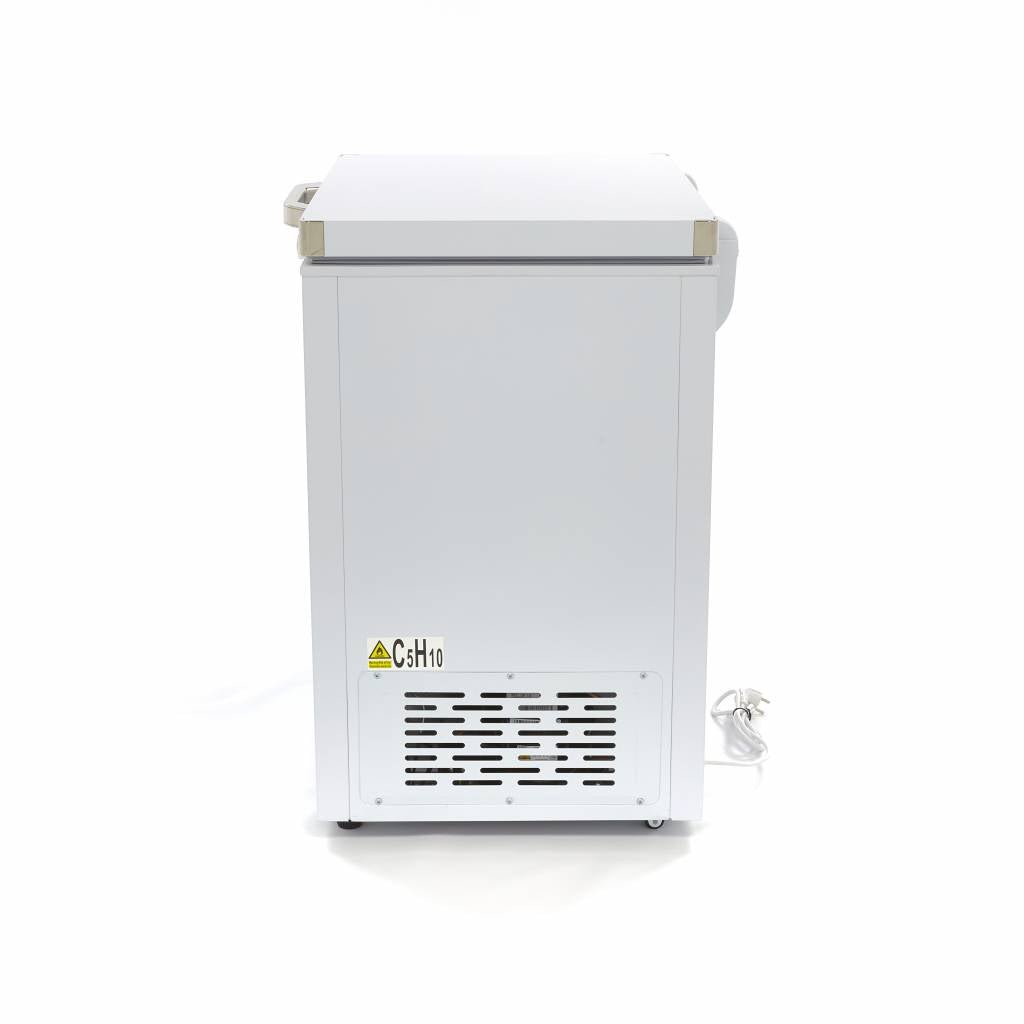Maxima Chest Freezer 140L - 2 Wheels - Compact - RVSVoordeel