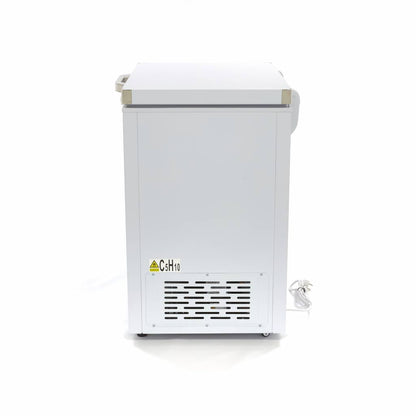 Maxima Chest Freezer 140L - 2 Wheels - Compact - RVSVoordeel