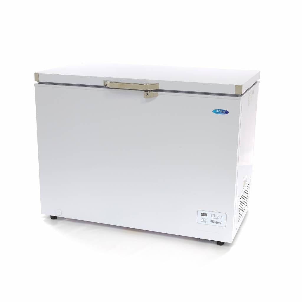 Maxima Chest Freezer 282L - 2 Wheels - incl Hanging Basket - RVSVoordeel
