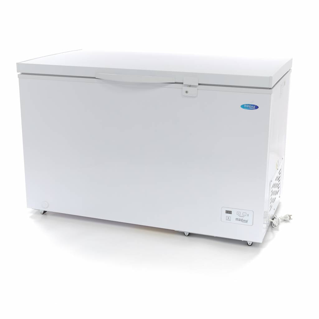 Maxima Chest Freezer 345L - on Wheels - incl Hanging Basket - RVSVoordeel