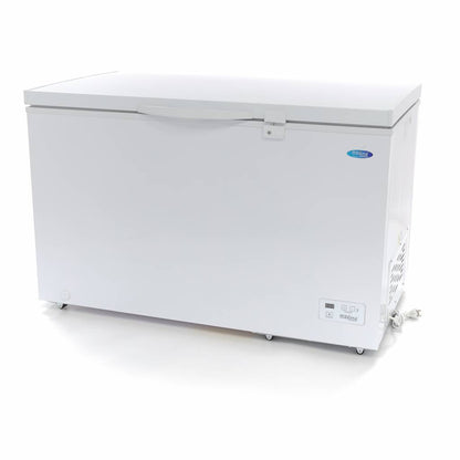 Maxima Chest Freezer 345L - on Wheels - incl Hanging Basket - RVSVoordeel