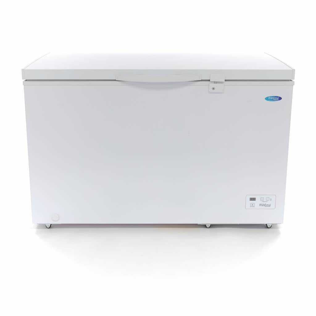 Maxima Chest Freezer 345L - on Wheels - incl Hanging Basket - RVSVoordeel
