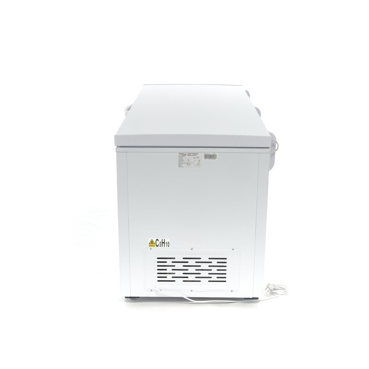 Maxima Chest Freezer 488L - on Wheels - incl Hanging Basket - RVSVoordeel