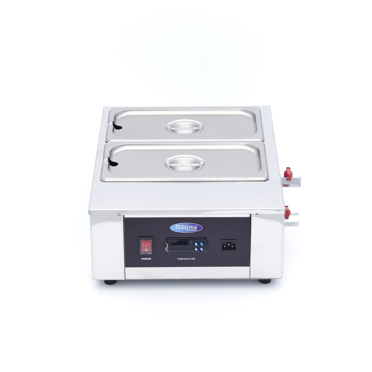 Maxima Chocolate Melter - 2 x 1/3 GN 10cm - RVSVoordeel