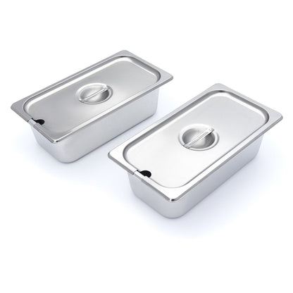 Maxima Chocolate Melter - 2 x 1/3 GN 10cm - RVSVoordeel