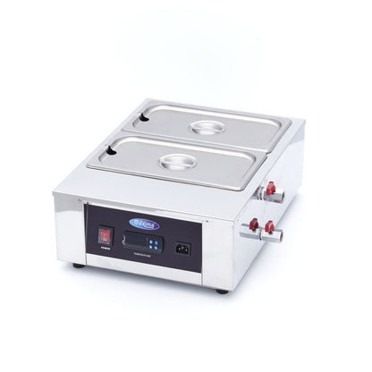 Maxima Chocolate Melter - 2 x 1/3 GN 10cm - RVSVoordeel