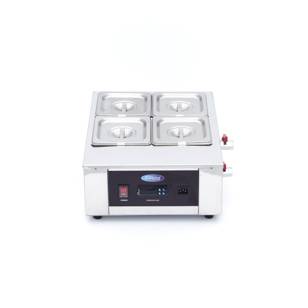 Maxima Chocolate Melter - 4 x 1/6 GN 10cm - RVSVoordeel