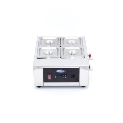 Maxima Chocolate Melter - 4 x 1/6 GN 10cm - RVSVoordeel