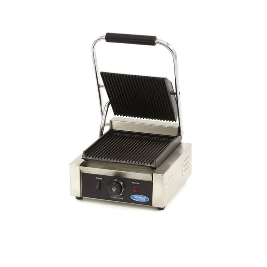 Maxima Contact Grill 22cm Grooved - Single Grill Plate - RVSVoordeel