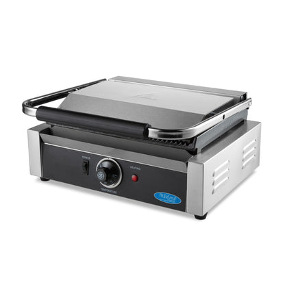 Maxima Contact Grill 33,5cm Grooved - Single Grill Plate - RVSVoordeel