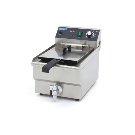 Maxima Deep Fryer - 13L - 1 Basket - with Drain Tap - RVSVoordeel