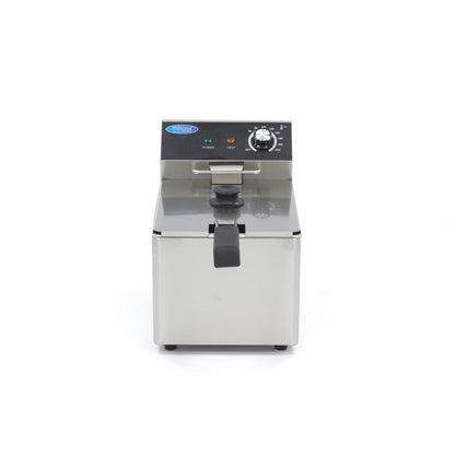 Maxima Deep Fryer - 8L - 1 Basket - up to 1,4kg of Fries - RVSVoordeel
