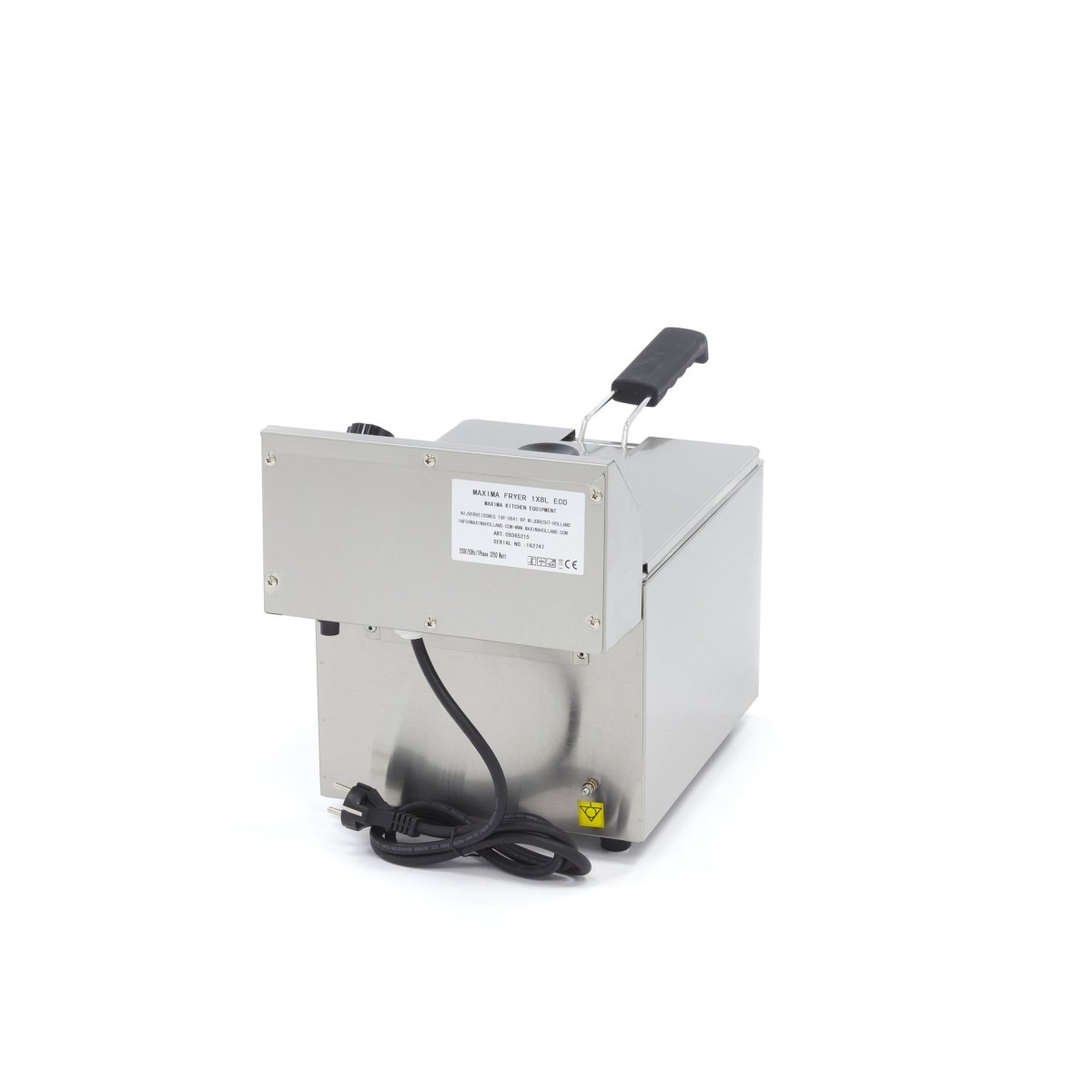 Maxima Deep Fryer - 8L - 1 Basket - up to 1,4kg of Fries - RVSVoordeel