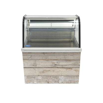 Maxima Display Fridge - 175L - 92cm - with Stand - RVSVoordeel