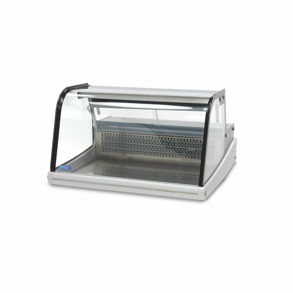Maxima Display Fridge - 175L - 92cm - with Stand - RVSVoordeel