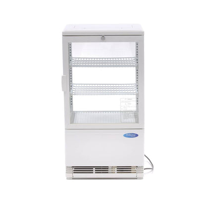 Maxima Display Fridge - 58L - 43cm - White - RVSVoordeel